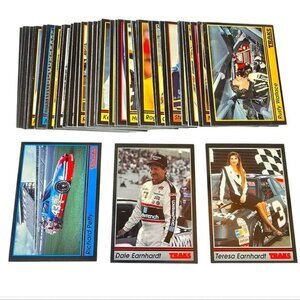 1991 Traks Nascar Trading Cards Vintage 80 Cards Earnhardt Petty Marlin Race Car